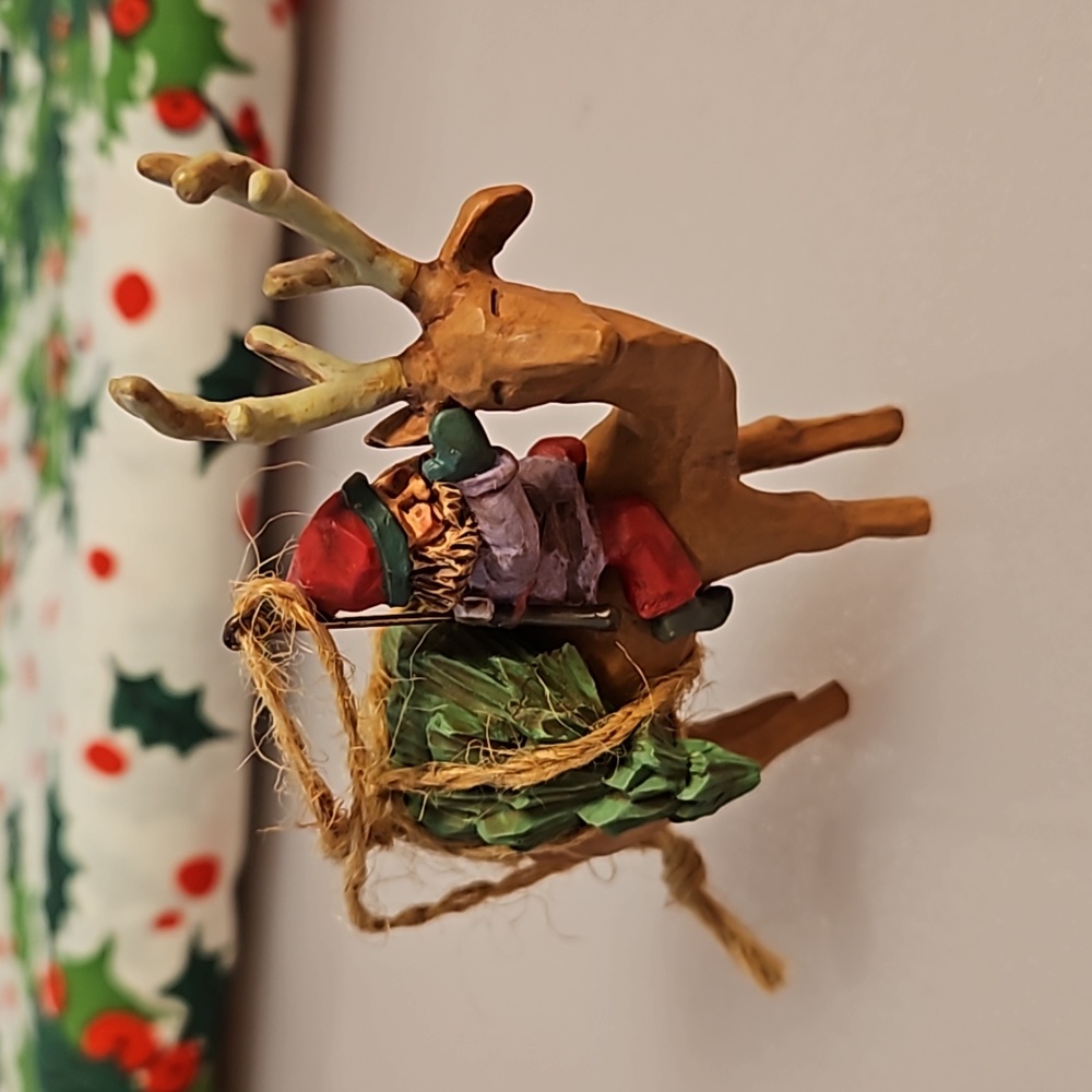 'Home from the woods' 1995 Club Edition ornament showcase Hallmark NIB Folksy - Picture 3 of 10